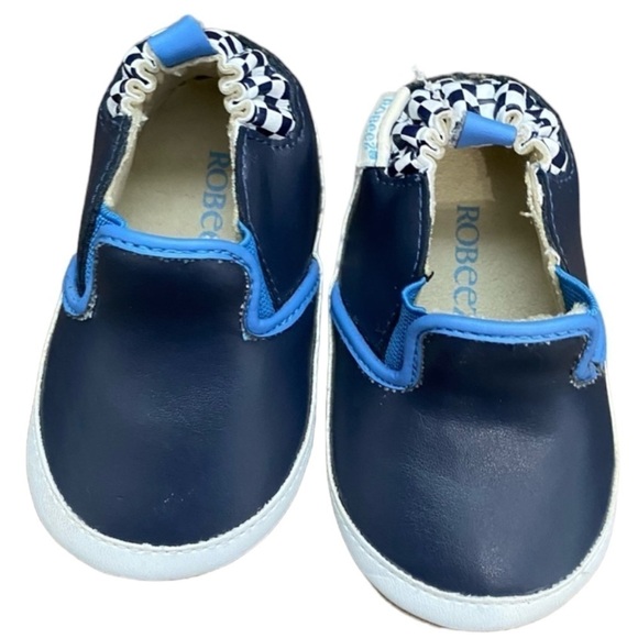 Robeez genuine leather upper baby shoes size 6-9 months - Picture 2 of 6